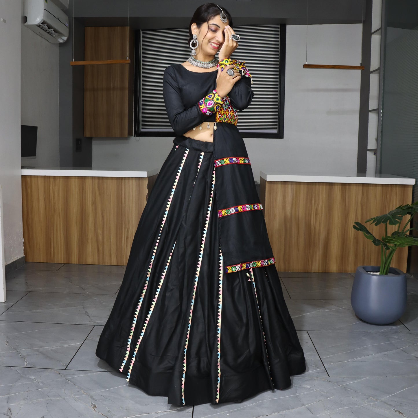 Black chaniya choli for navratri online