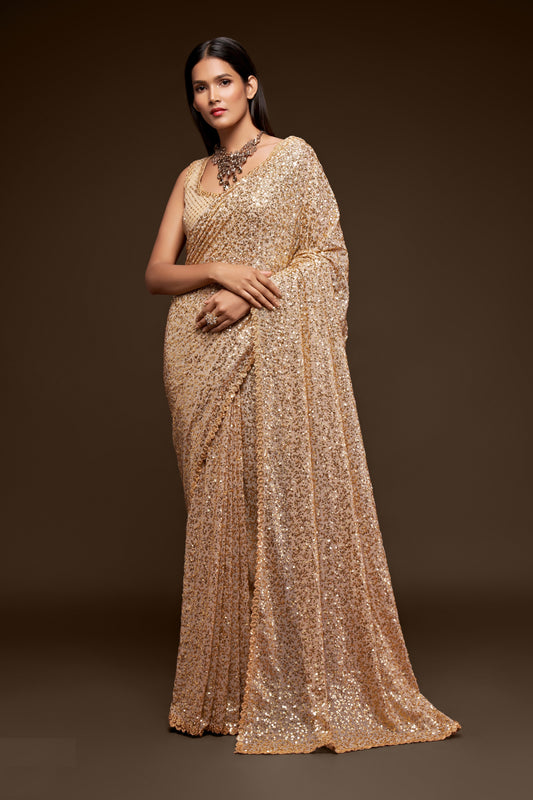 Heavy Party Wear Saree
