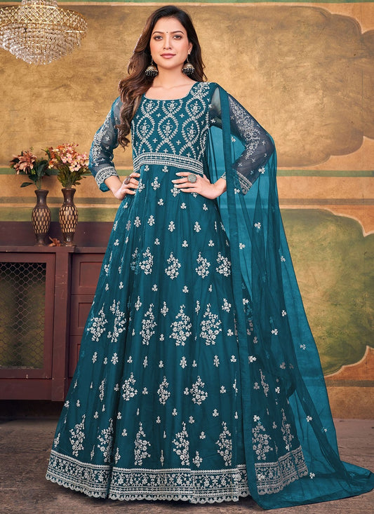 Rama color georgette gown for women online