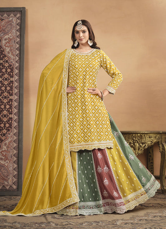 Yellow Lehenga Choli for Haldi