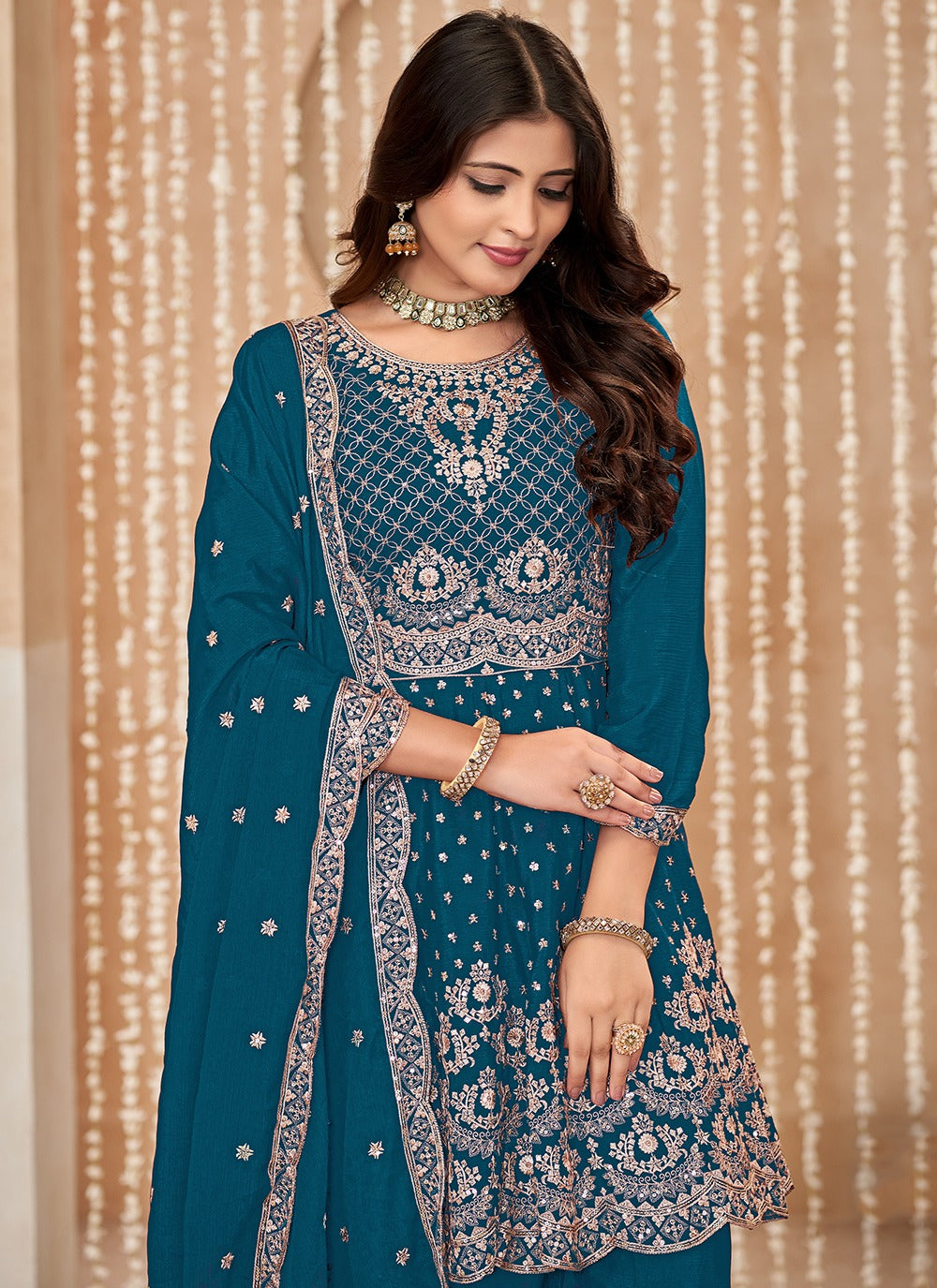 Morpeach Colour Sharara Set