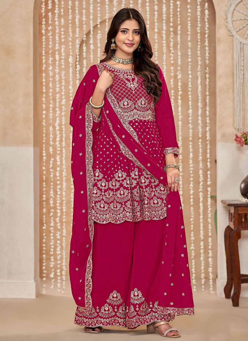 Pink Sharara Suit for women