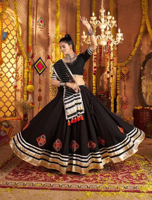 black lehenga choli for navratri usa ragthm