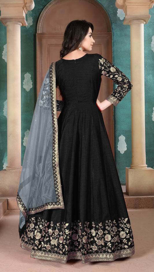 Black gown Party Wear