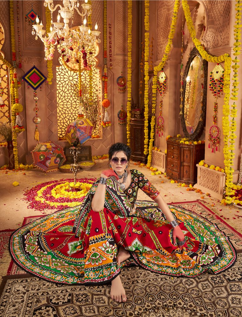 Cotton Lehenga Choli with Dupatta