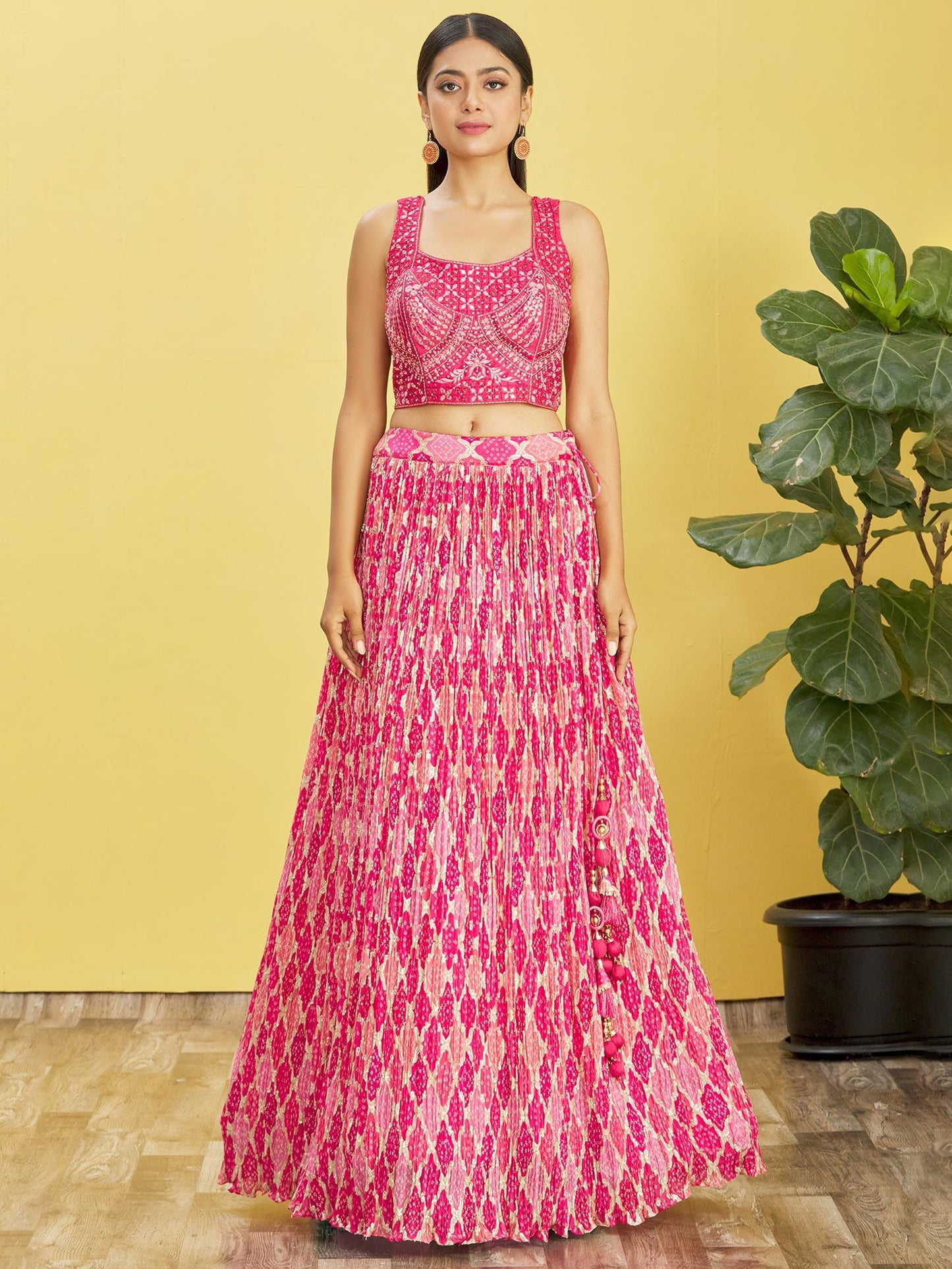 Pink Lehenga Choli