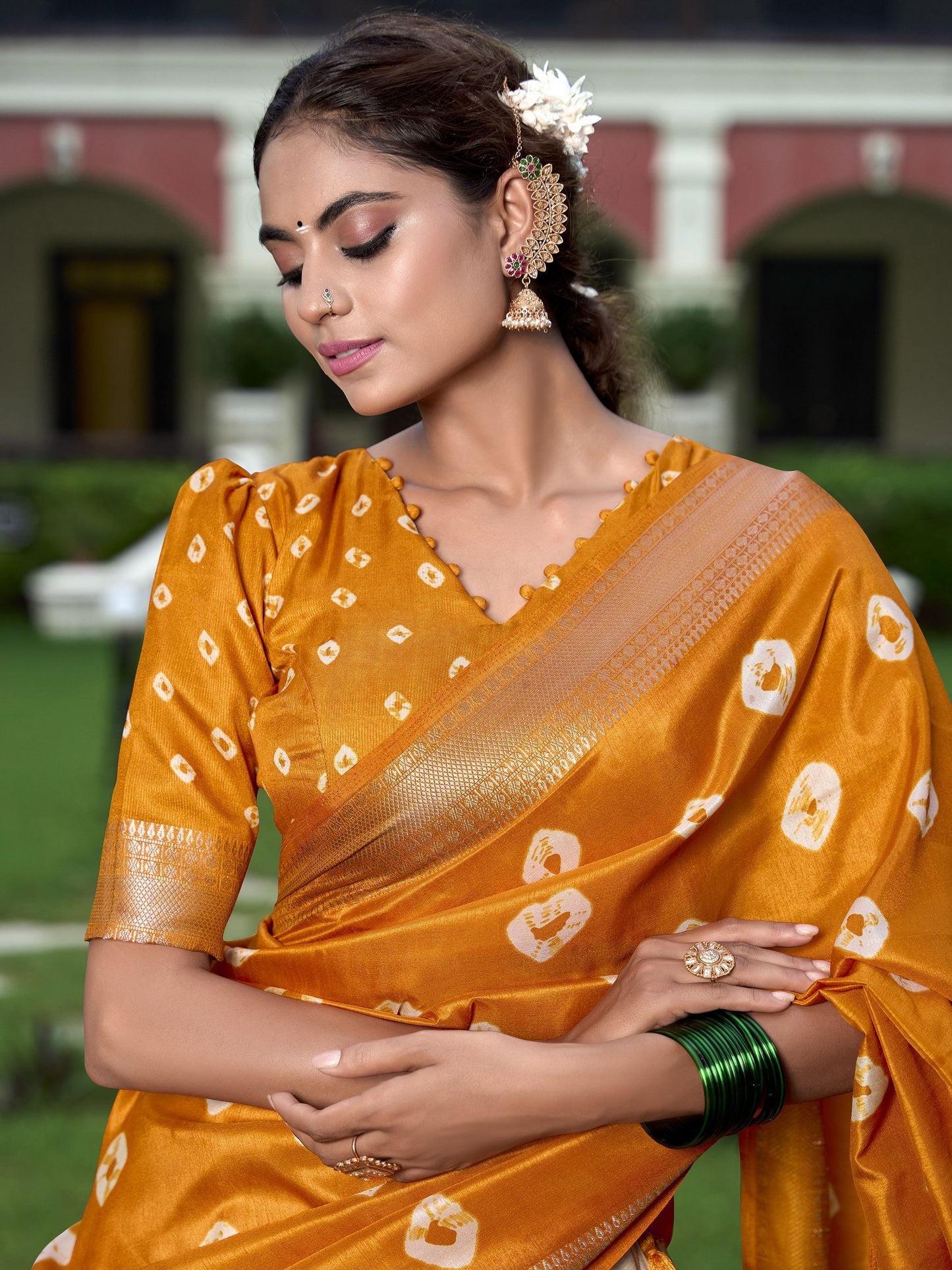 Mustard Yellow Lehenga for Haldi