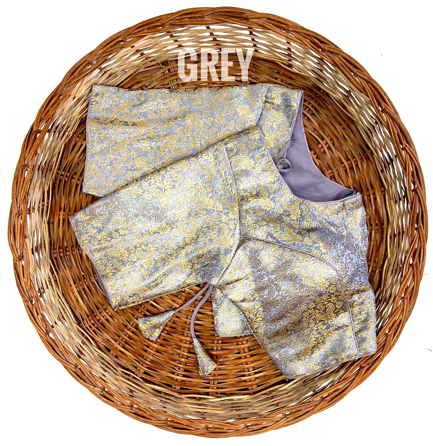 Captivating Black Color Banarasi Silk Sarees Blouse For Women