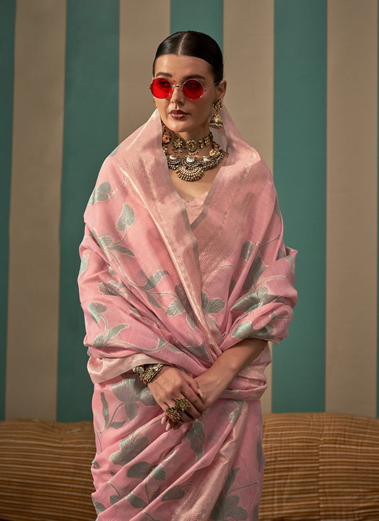 Pure Linen Silk sarees with price