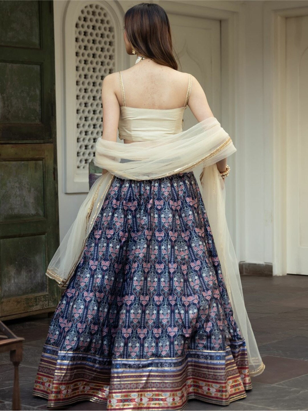 Blue Lehenga choli for Wedding