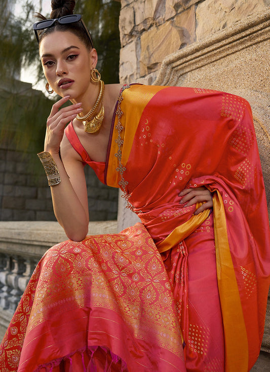 Red Silk Saree for wedding