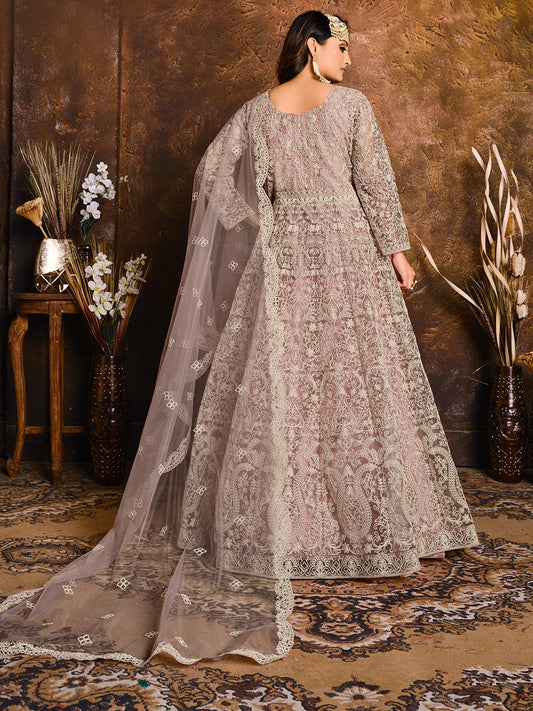 Onion net gown for wedding