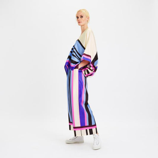 Women multicolor kaftan with pants