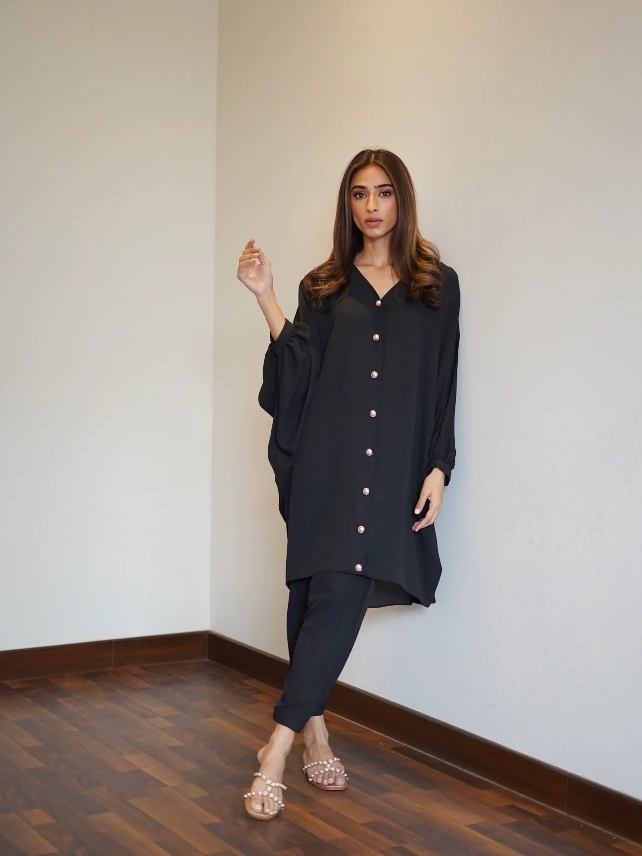 kaftan pant set, party wear