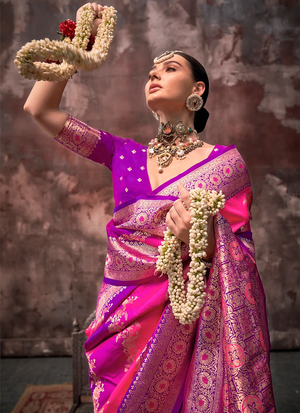 Handloom Cotton Silk sarees with blouse