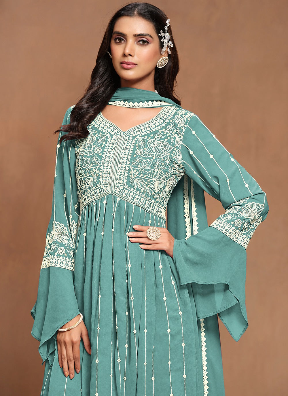 Sequins work salwar suit for women