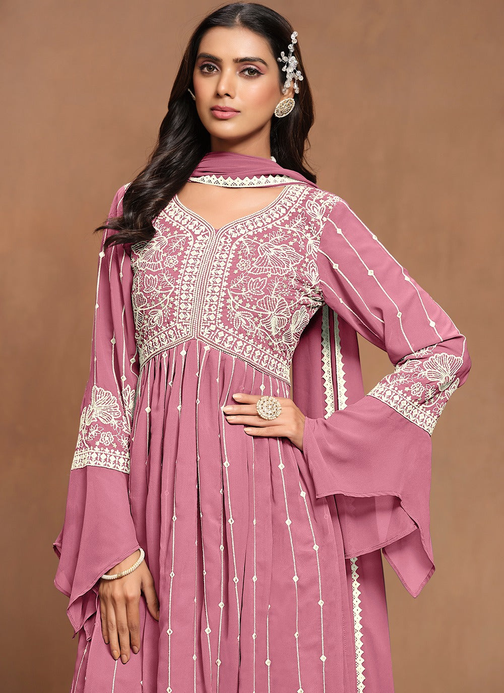 Georgette Sharara Suit design