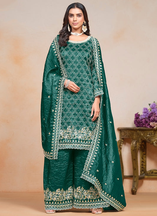 Green Sharara Suit