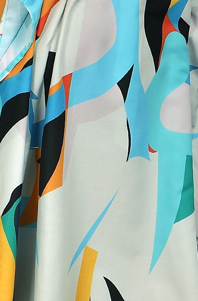 Multi color poly rayon kaftan with price