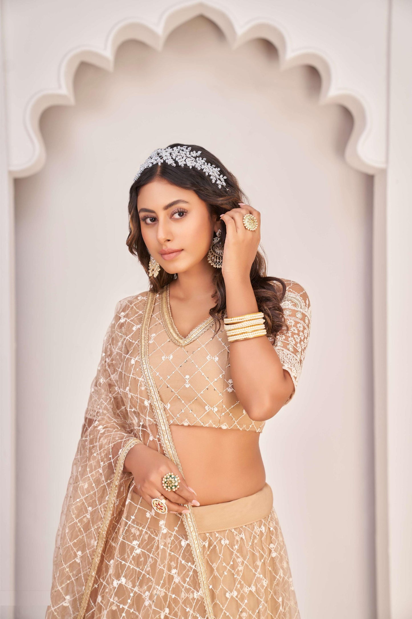 Chiku lehenga choli for women online shopping