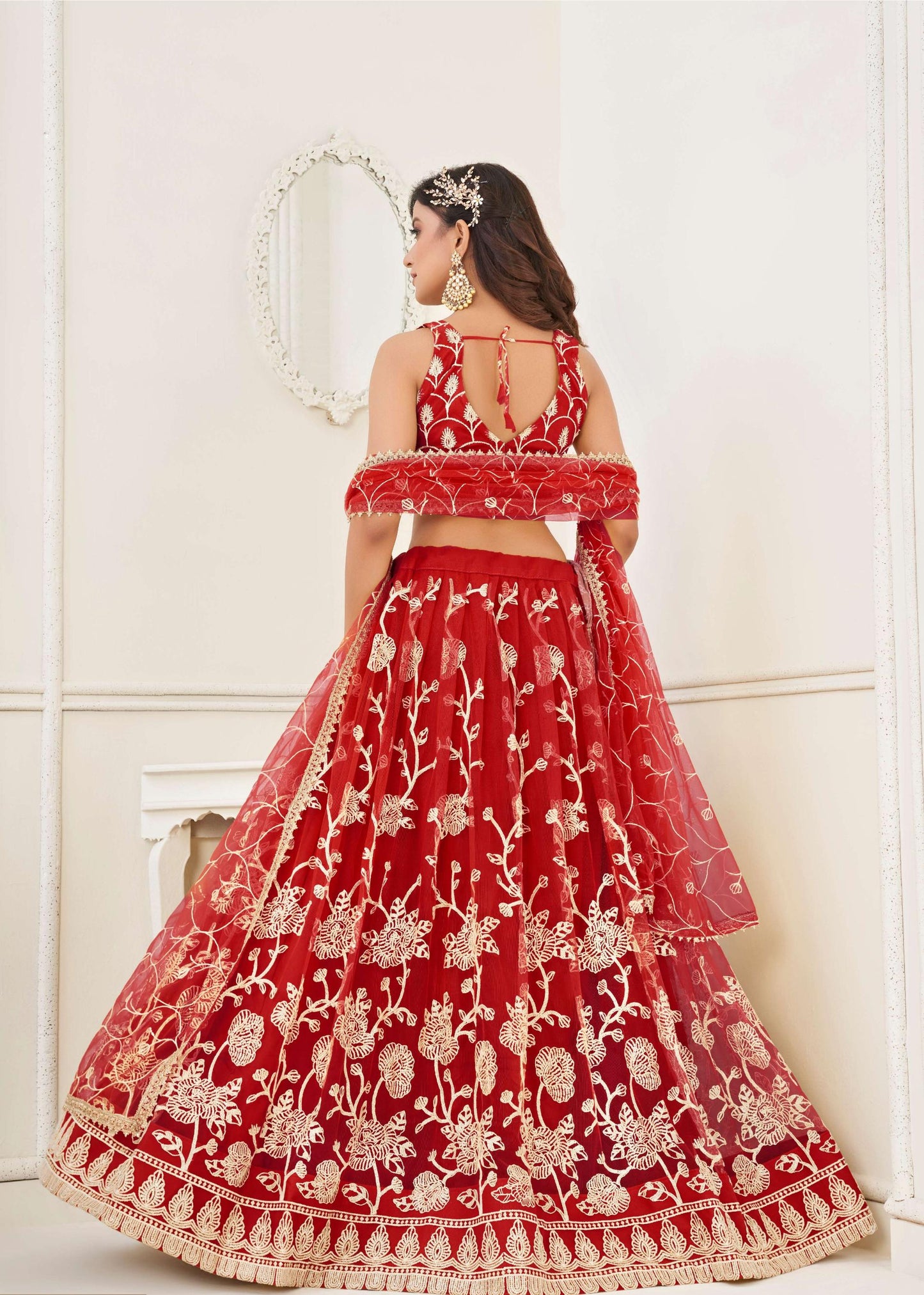 Red Lehenga Choli for wedding