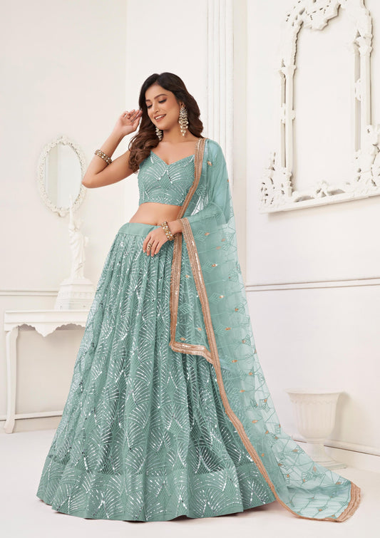 Blue Lehenga for women