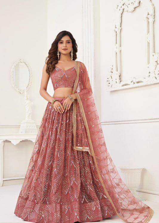 Onion lehenga choli for women with price