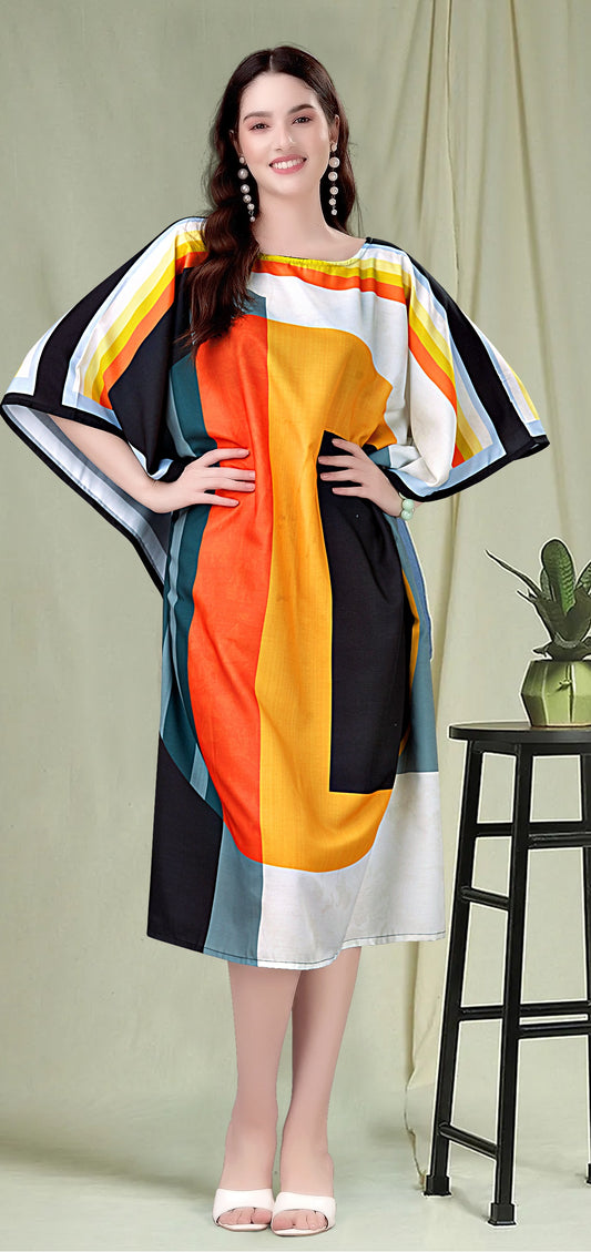 printed kaftan for party wear