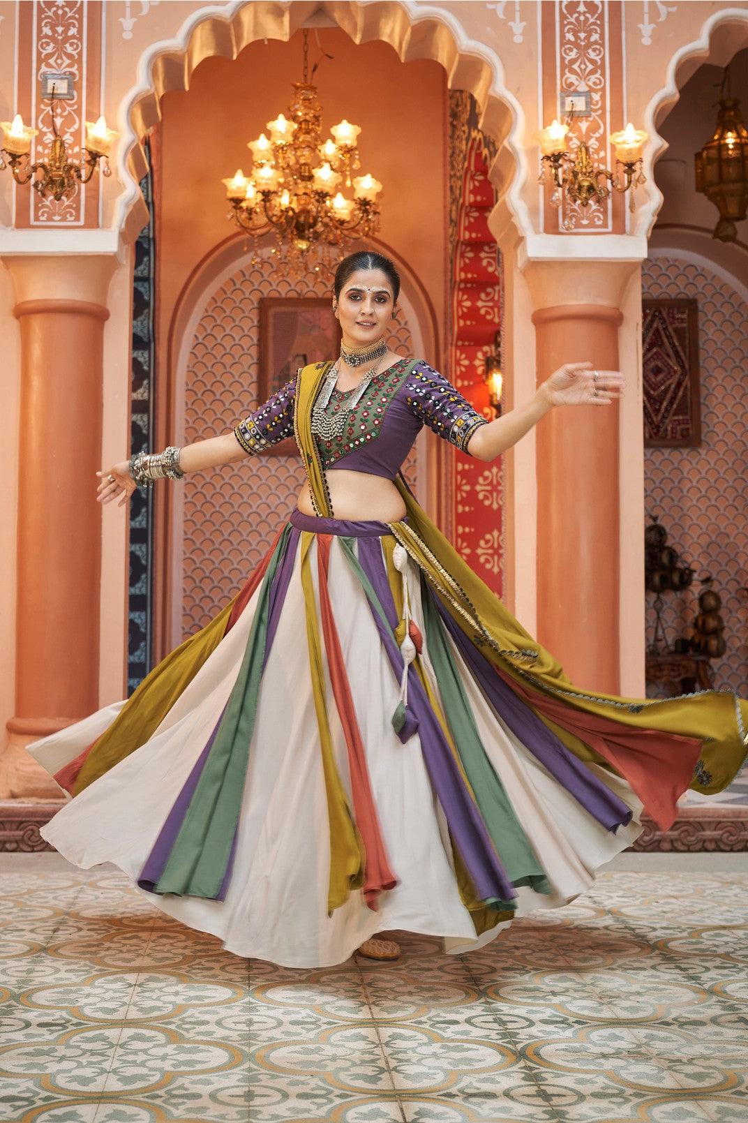 Navratri Special Multi Color Rayon Chaniya Choli For Women – Ragthm