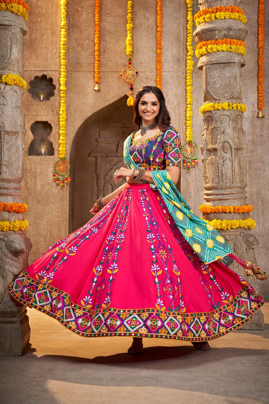 Latest Pink Color Lehenga Choli