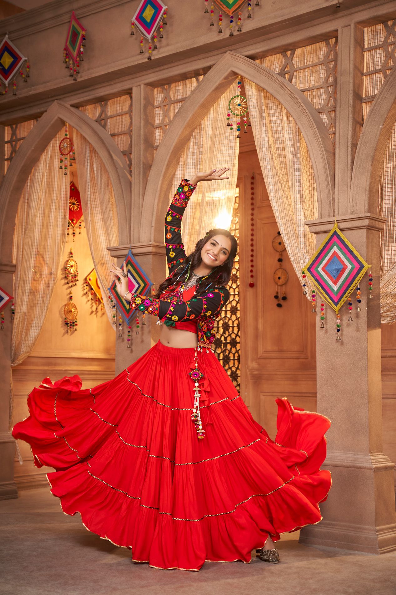 red lehenga choli sets