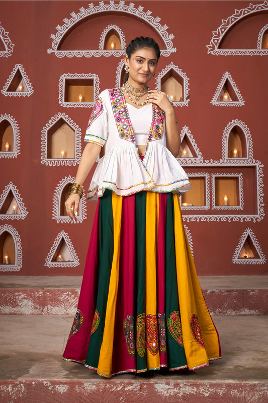 Multi color navratri chaniya choli for women with price