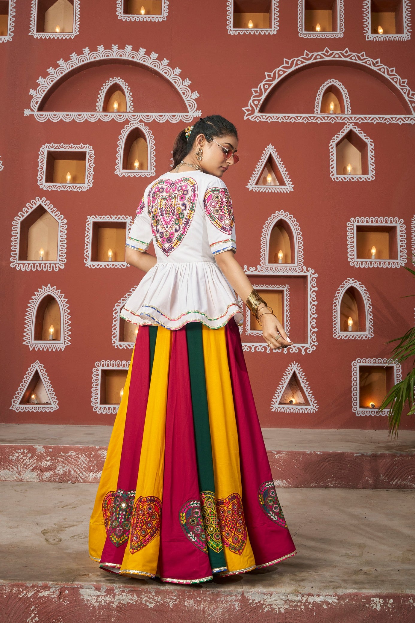 Multi color navratri chaniya choli for women with price online