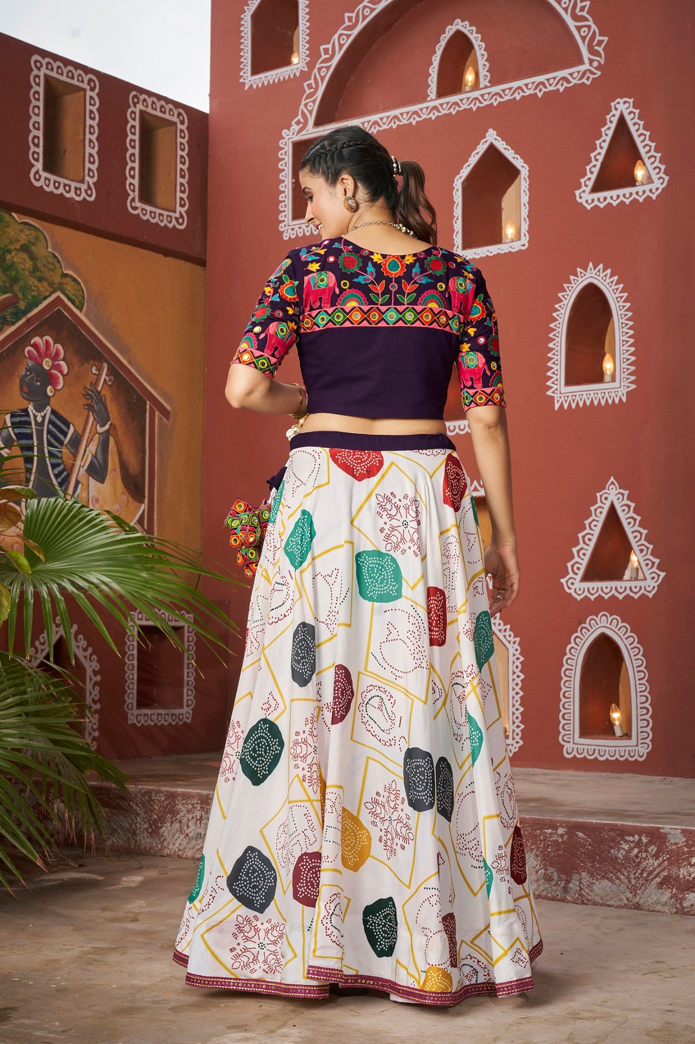 Multi color chaniya choli with price