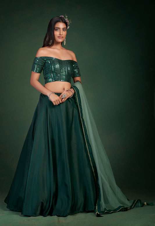 Green Lehenga Bridal