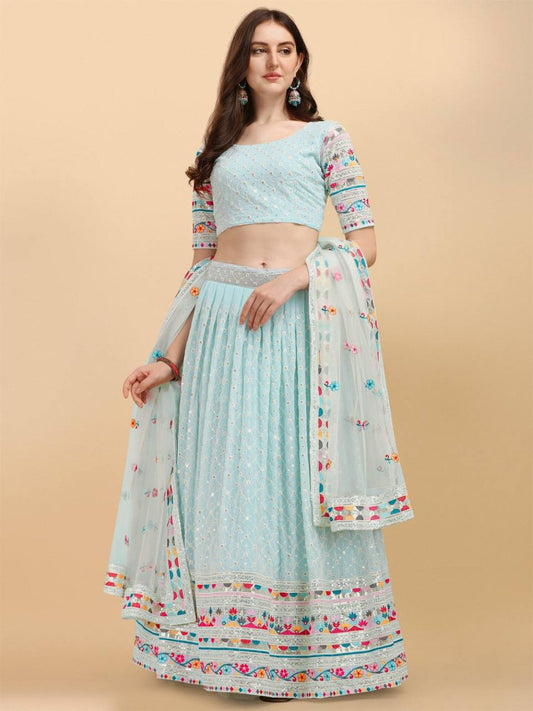 sequins party wear lehenga choli uk ragthm