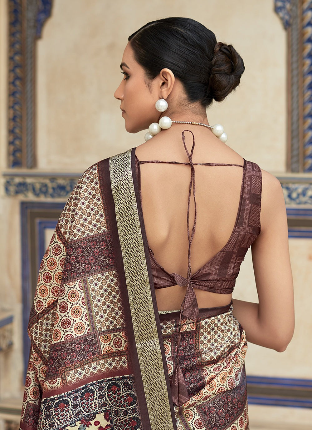 Dola Viscose Multi Color dola viscose saree online