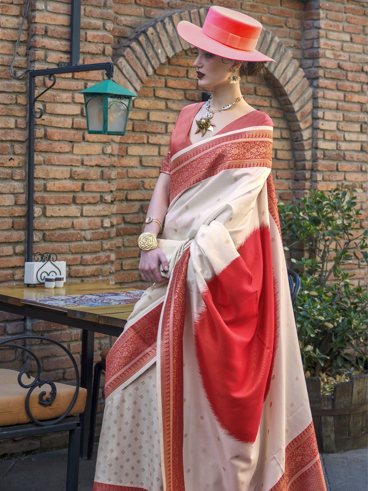 Red handloom silk sarees with price