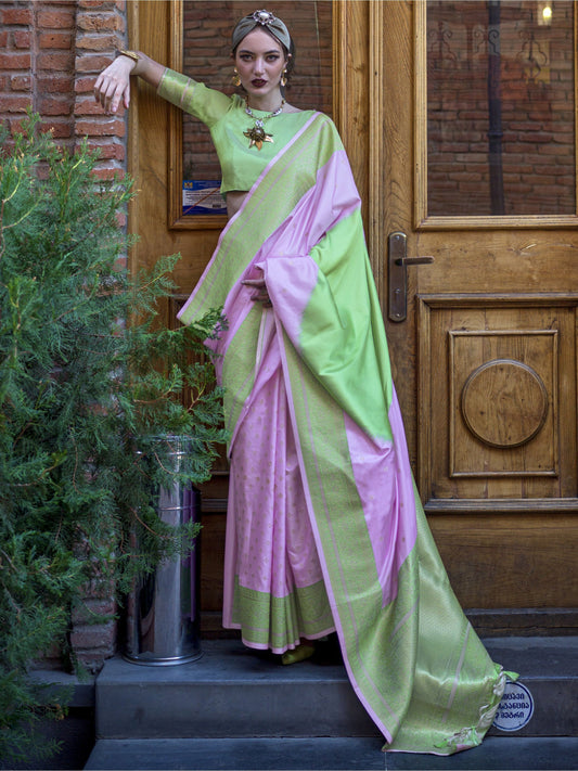 Lavender Saree Party Wear