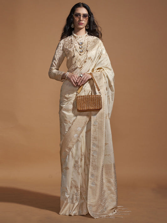 White georgette handloom silk sarees with price