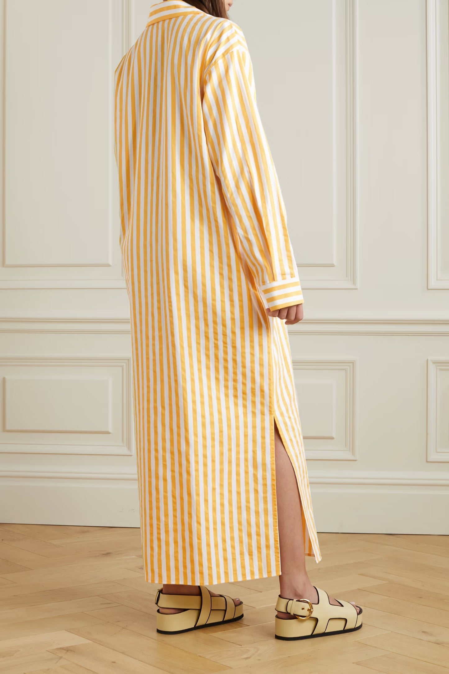 Yellow Kaftan Kurti