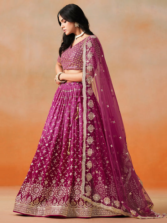 Traditional Red color lehenga choli