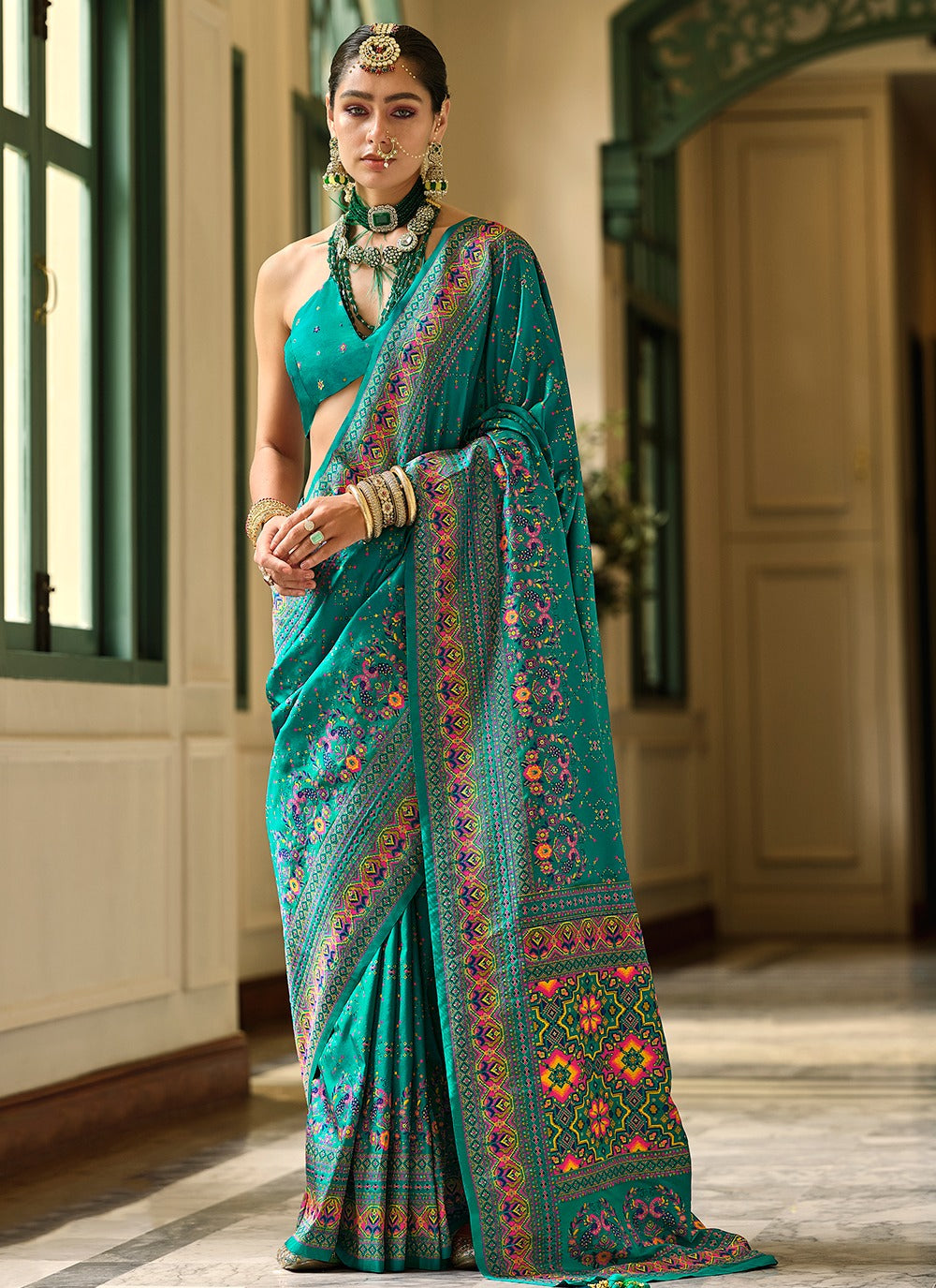 Rama banarasi silk saree for women price