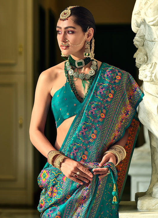 Rama banarasi silk saree for women online