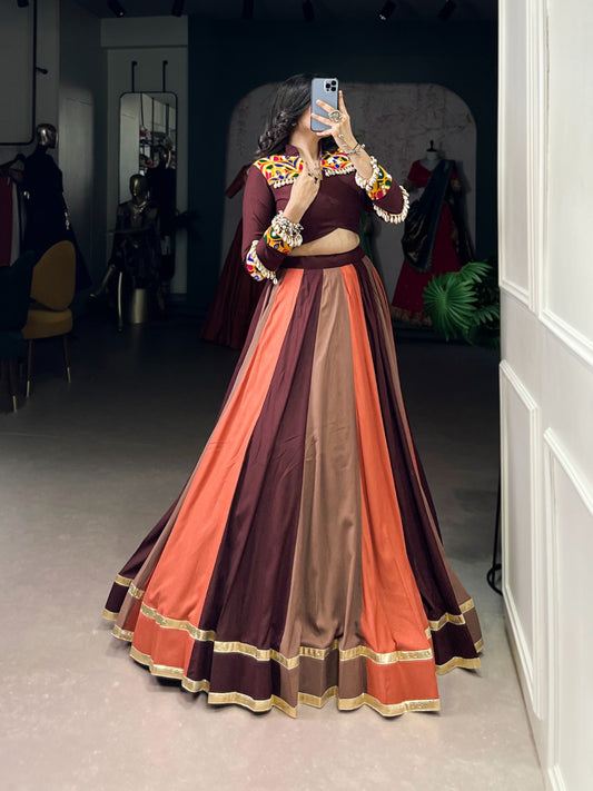 Multi color Lehenga Choli