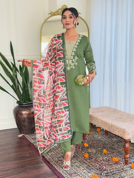 Pista color viscose chanderi salwar suit for women price