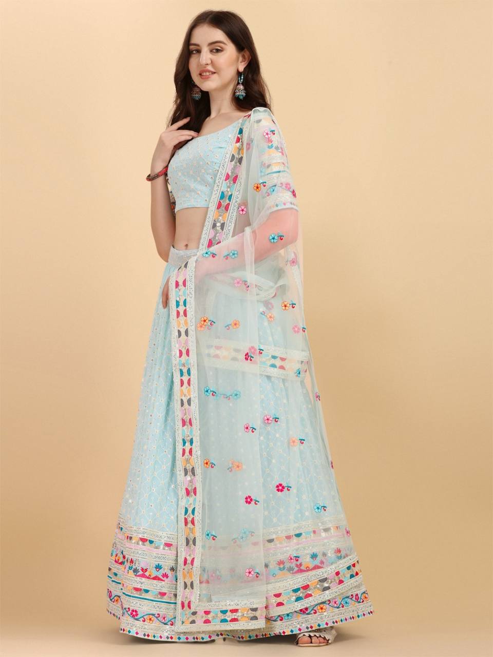trendy lehenga choli with dupatta for party in uk ragthm