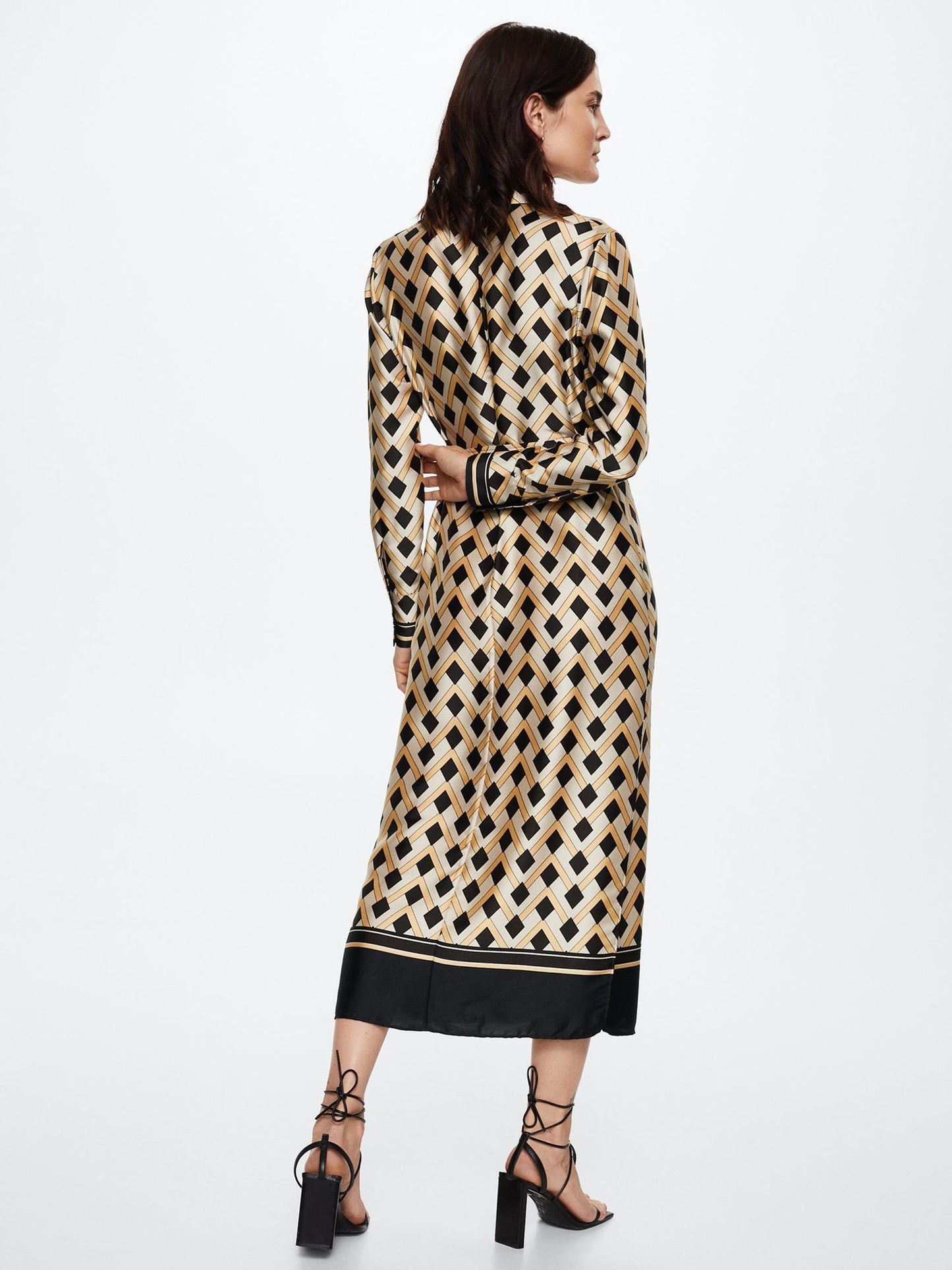 Maxi calf shirt length dresses