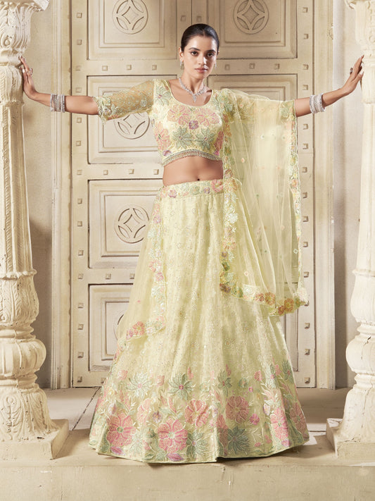 Yellow Lehenga Choli for Haldi