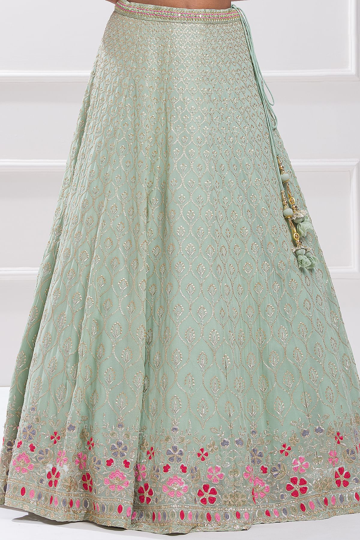 Sky Blue Lehenga designs